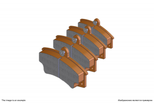 Колодки тормозные дисковые 43022TJBA02 ACURA