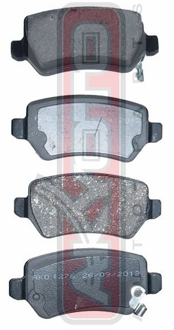 Колодки тормозные дисковые AKD-1276 AKYOTO