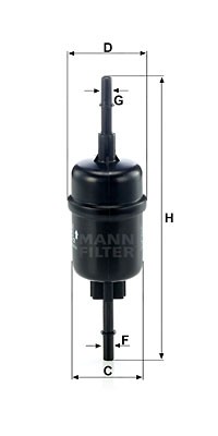 Фильтр топливный WK 511/2 MANN FILTER