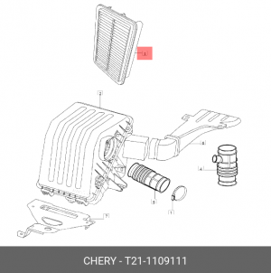 Фильтр воздушный T21-1109111 CHERY