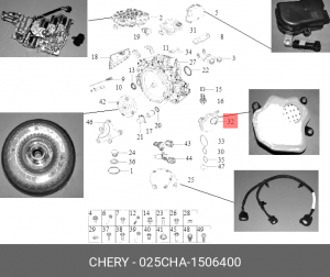 Фильтр масляный АКПП 025CHA-1506400 CHERY