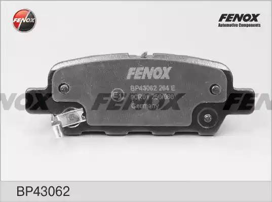 Колодки тормозные дисковые BP43062 FENOX