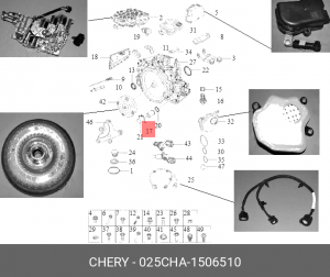 Фильтр масляный АКПП 025CHA-1506510 CHERY